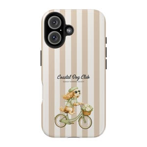 Coastal Dog Club Cavapoo iPhone-skal | Mockarandig hundälskarepresent | Klottervalp