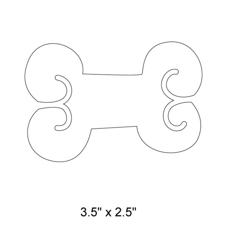 Dog Bone Wall Stencil for Painting Kids or Baby Room Mural | Etsy