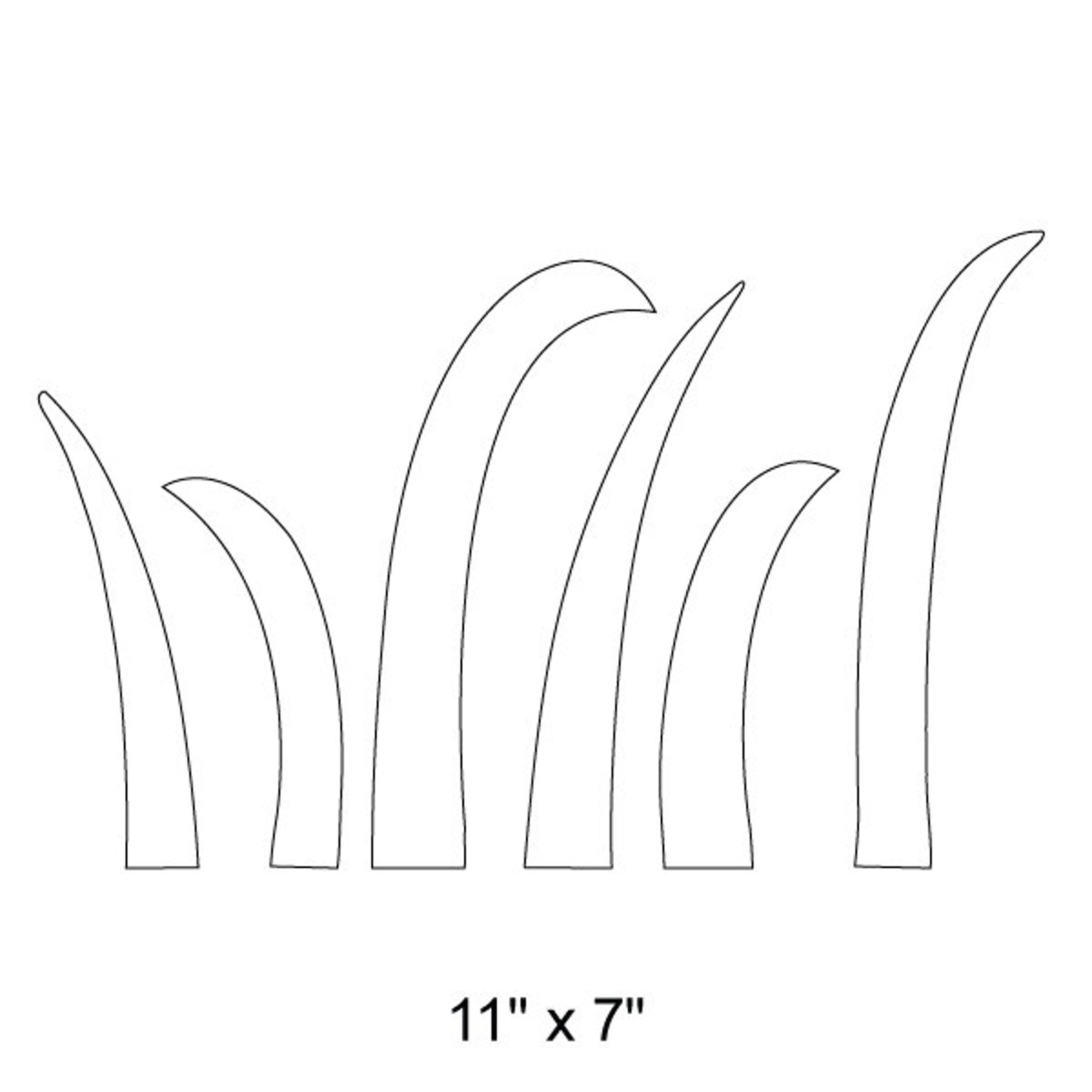 Grass Wall Stencil for Painting Kids or Baby Room Mural Etsy