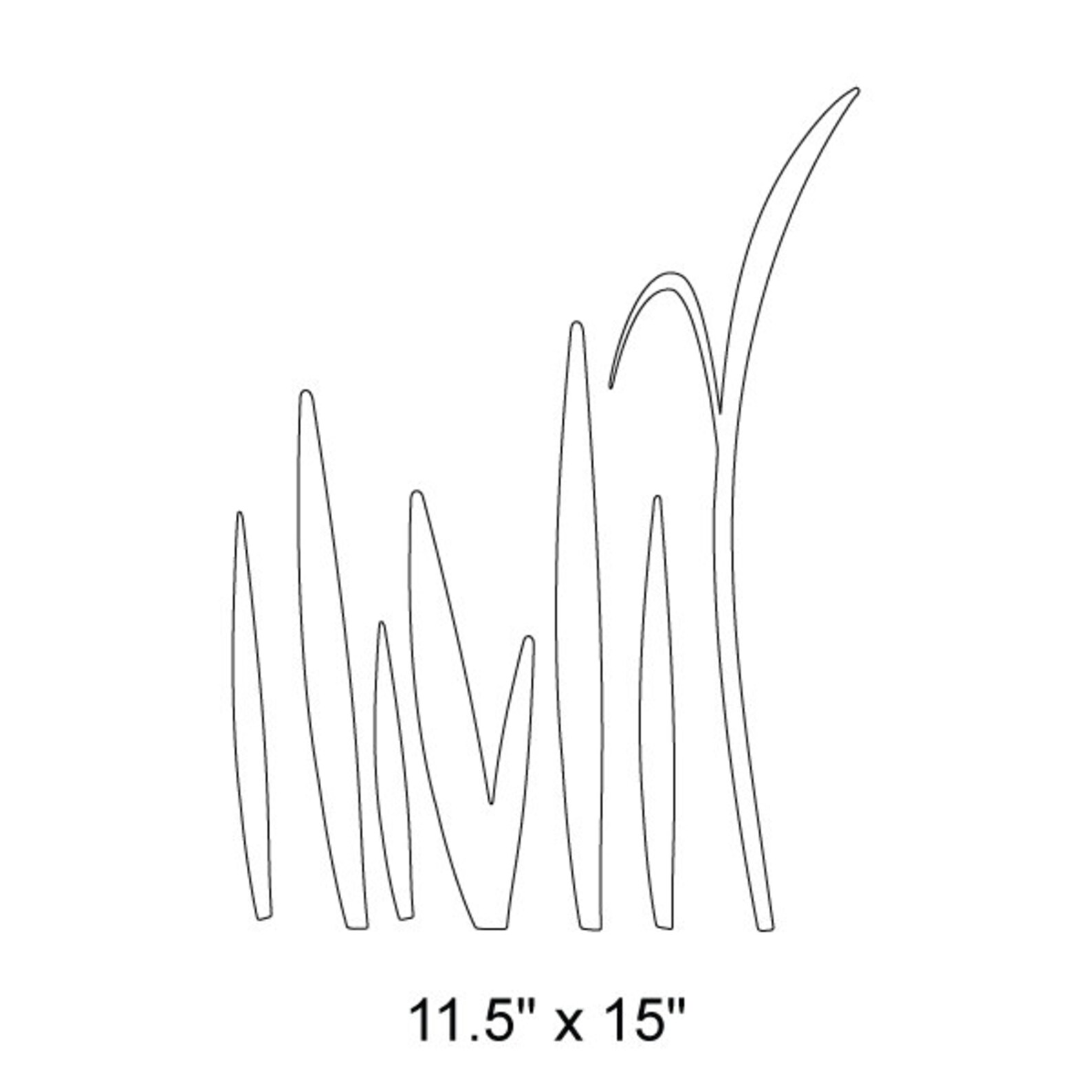 Grass Stencil for Painting Flower Girls Room Wall Mural Etsy