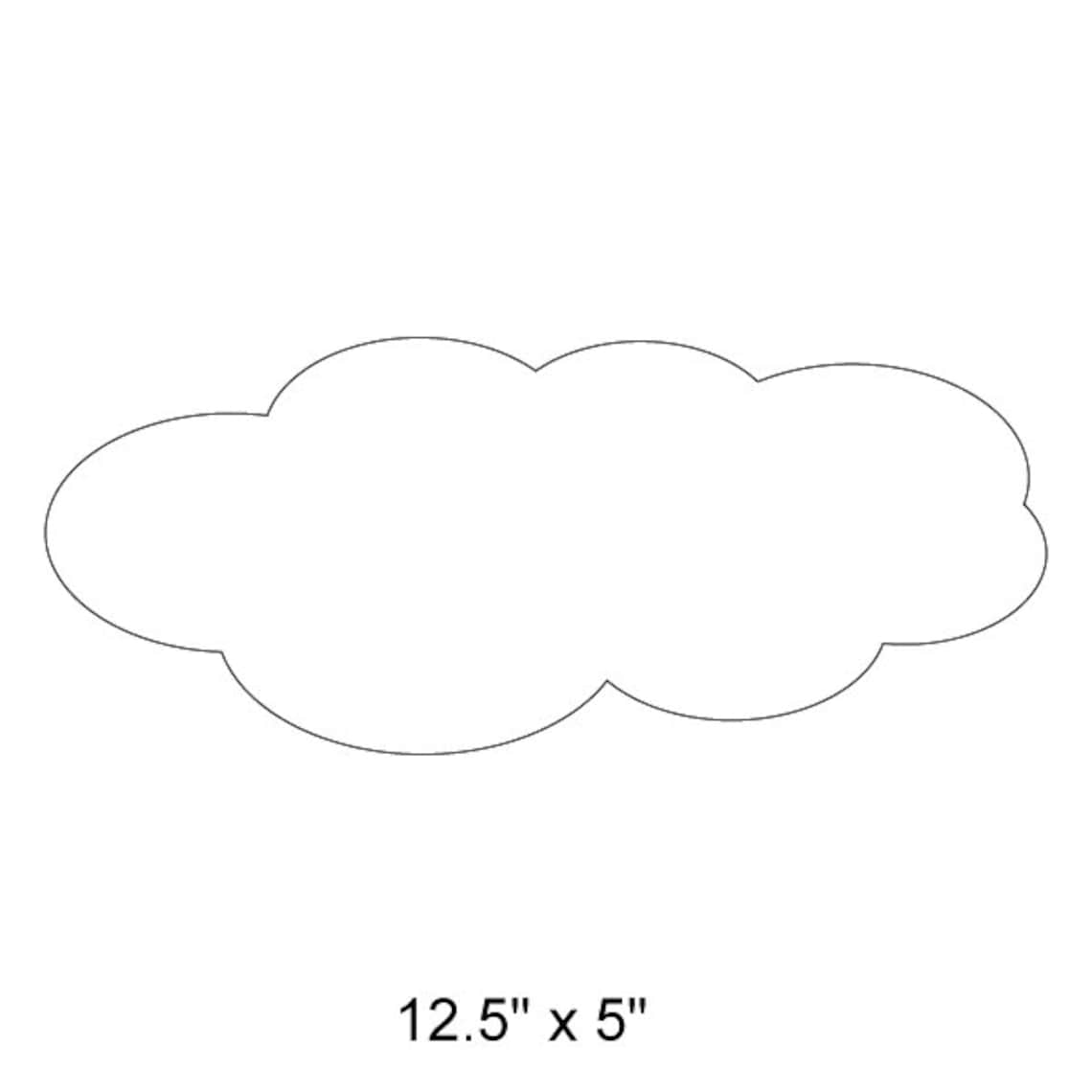 Wolke Wand Schablone für Malerei Kinder oder Babys Zimmer | Etsy