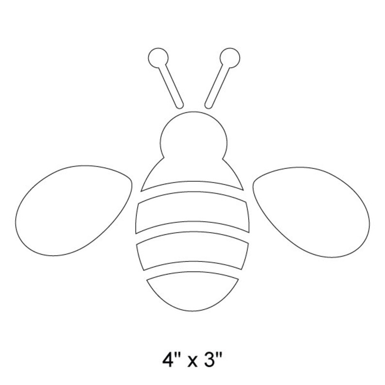 Biene-Schablone für Malerei Kinder oder Babys Zimmer Wandbild | Etsy