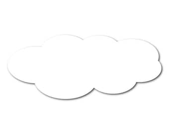 Cloud Wall Stencil for Painting Kids or Baby Room Mural (SKU227-istencil)