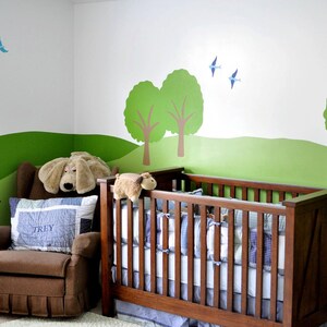 Cat and Dog Wall Mural Stencil Kit for Kids or Baby Room stl1010 image 4