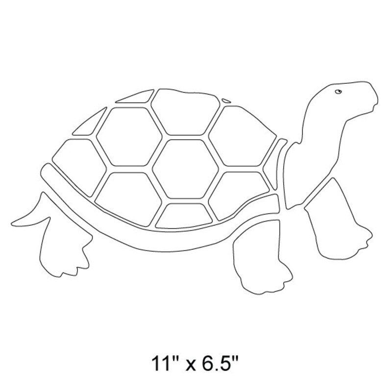 Schildkröte-Wand-Schablone für Malerei Kinder oder Babys | Etsy