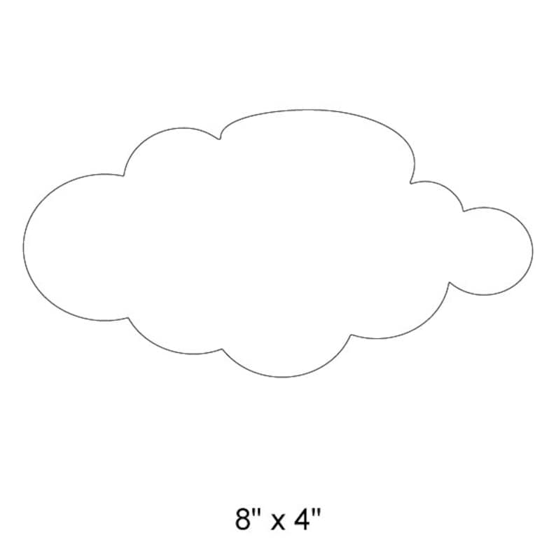 Wolke Wand Schablone für Malerei Kinder oder Babys Zimmer - Etsy.de