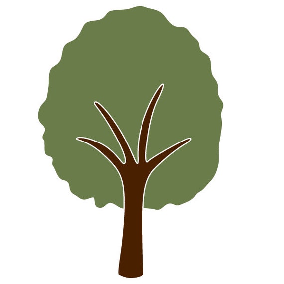 Tree Wall Stencil for Painting Kids or Baby Room Mural - Etsy Denmark