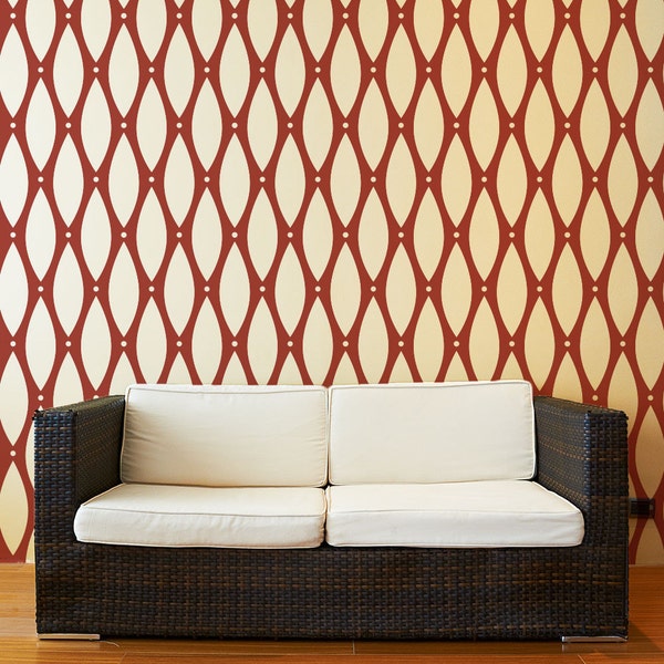 Allover Wall Stencil Etsy