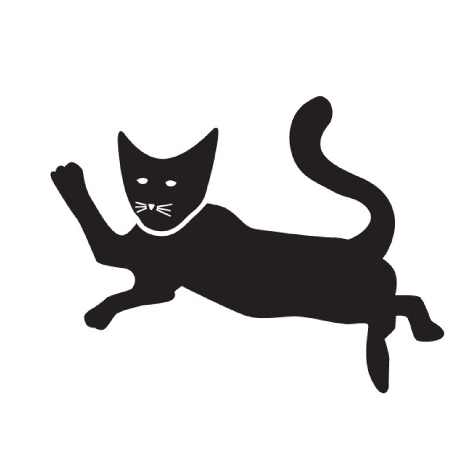 Cat Wall Stencil for Painting Kids or Baby Room Mural Etsy