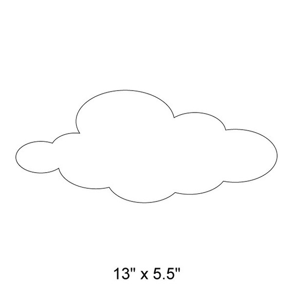 Pochoir Mural Nuage Pour Peinture Pour Enfant Ou Bebe Chambre Etsy France