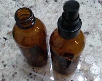 Pair brown glass pump bottles NEW old stock hand sanitizer lotion soap dispenser 6 inch #soapdispenser