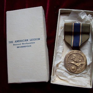 American legion Vintage badge award Indianapolis mens gift collection coin keepsake