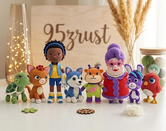 Robogobo Crochet Doll, Robot Rescue Squad Amigurumi, High-Tech Pet Plush, Robogobo Inspired Toy, Handmade Robot Friend, Sci-Fi Kids Gift