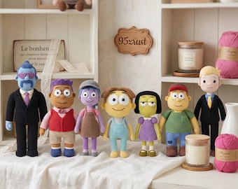 Big City Greens Crochet Doll, Cricket and Tilly Green Amigurumi, Soft Cartoon Plushie, Country Boy Stuffed Toy, Handmade Crochet Doll