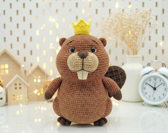 Handmade King George Crochet Doll, King George Hoppers Amigurumi, Hoppers Characters Doll Plush, Disney King George Amigurumi Doll
