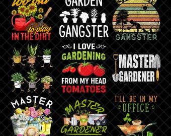 Jardín Png, Jardinería Png, Jardinero Png, Jardinería, Regalo de jardinería, Camiseta de jardinería, Clipart divertido de jardinería, Descarga digital, Jardinero