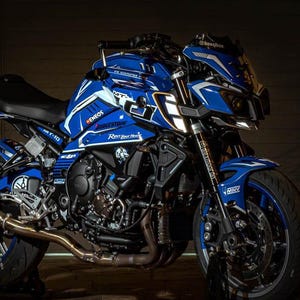 Yamaha MT 10 'TWO-TONE' Graphics Kit – Custom Decals Vinyl Stickers | Motorrad Aufkleber | Adesivi Moto | Kit Adhesivos Moto | Kit Deco |