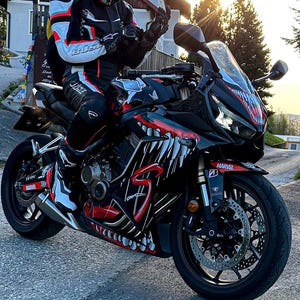 HONDA CBR650R grafische kit 'VENOM' – aangepaste stickers vinylstickers | Motorrad Aufkleber | Adesivi Moto | Kit van zelfklevende Moto | Kitdeco |