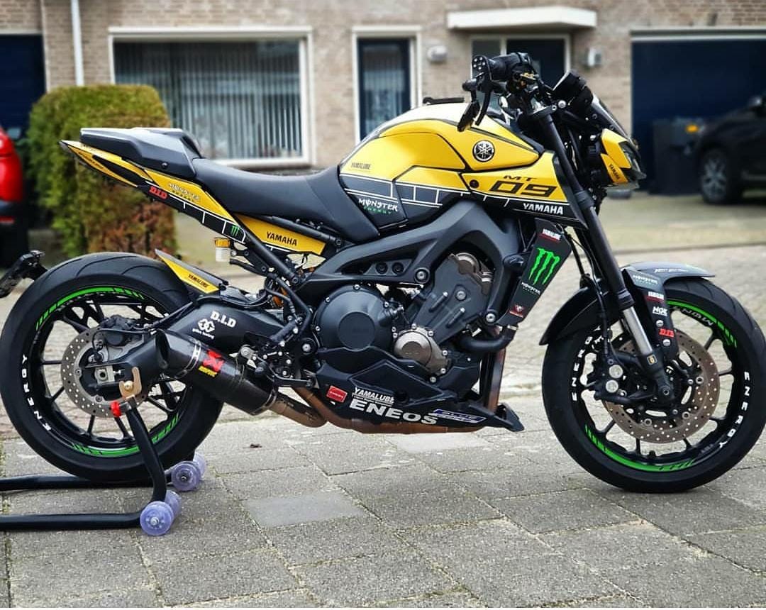 Kit decoration Fluorescent Yellow GP Edition - Yamaha MT-09 Tracer