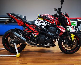 KAWASAKI Z750 'ZCUP' Graphics Kit – Custom Decals Vinyl Stickers