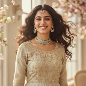 Conjunto de collar y pendientes de joyería nupcial india, collar llamativo con diamantes americanos y rubíes, joyería pakistaní, conjunto de joyería con circonitas cúbicas, joyería Sabyasachi