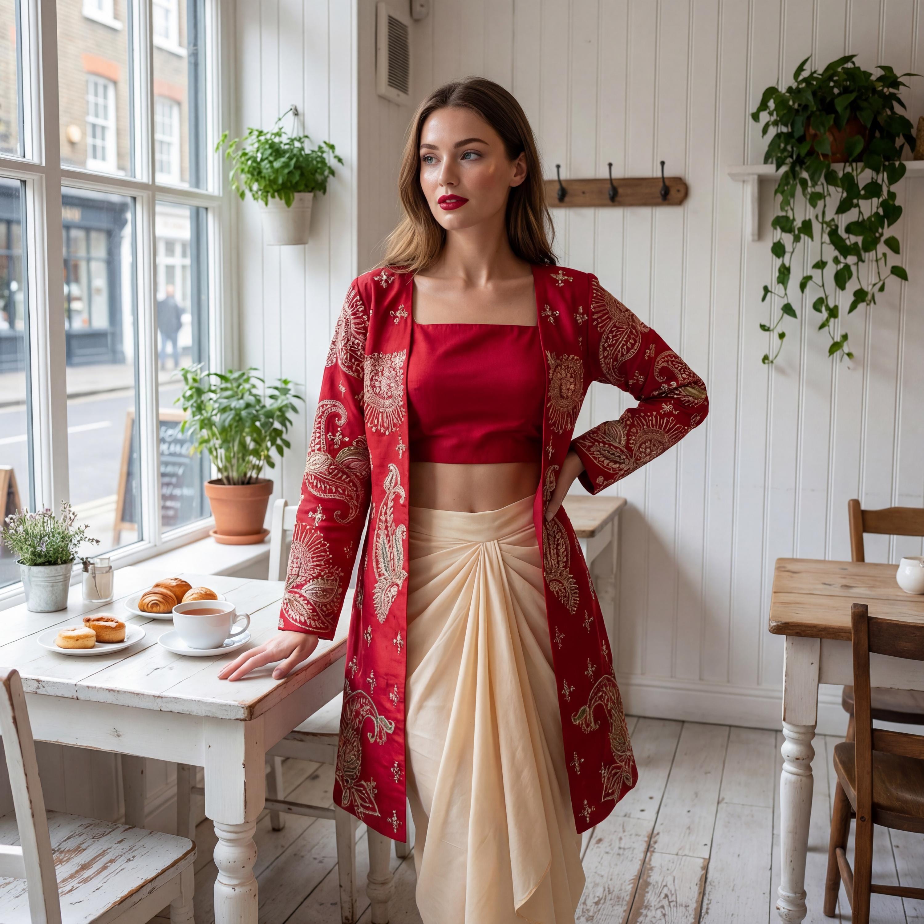 Indian Inspired Cocktail Dress