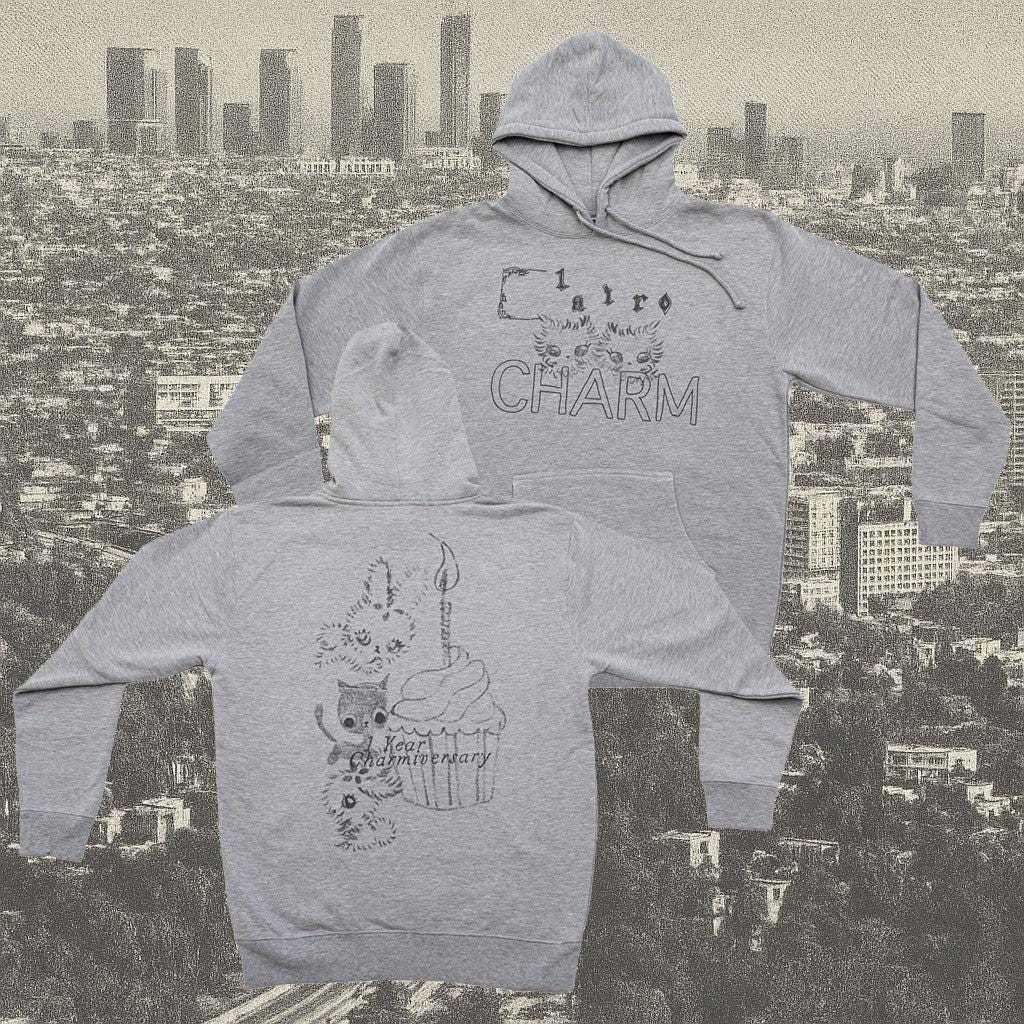 トップス Clairo Charm Anniversary Hoodie (Grey) Clairo Charm Hoodie - Etsy