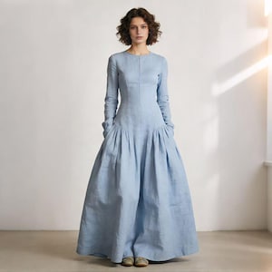 Natural Fiber Formal Dress - Etsy