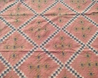Indian Kilim rug, Handwoven Wool Jute kilim Rug, Bohemain indian Jute Rug, Southwestern Nordic Kilim Rug, Rustic Jute Rug, Custom Size Rug