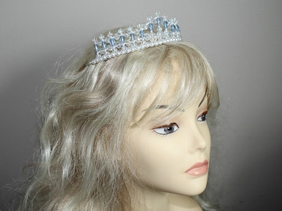 Rhinestone Princess Crown Headband Wedding Party Children Flower Girl Crystal Rhinestones Heart Shaped Crown Headband Tiara for Bride Girl NALCY 2pcs Bridal Crown Tiara Princess Bridesmaid