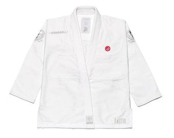 Shoyoroll Batch #96 M.A.C. White BJJ Gi | Limited Edition Jiu Jitsu Kimono with Bags