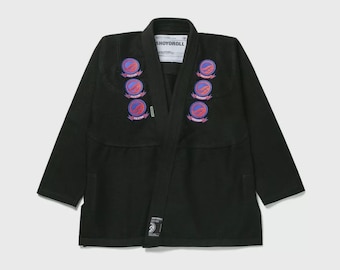 Shoyoroll Admiral Concurrent zwarte BJJ Gi Jiu Jitsu kimono 450 gsm met tas