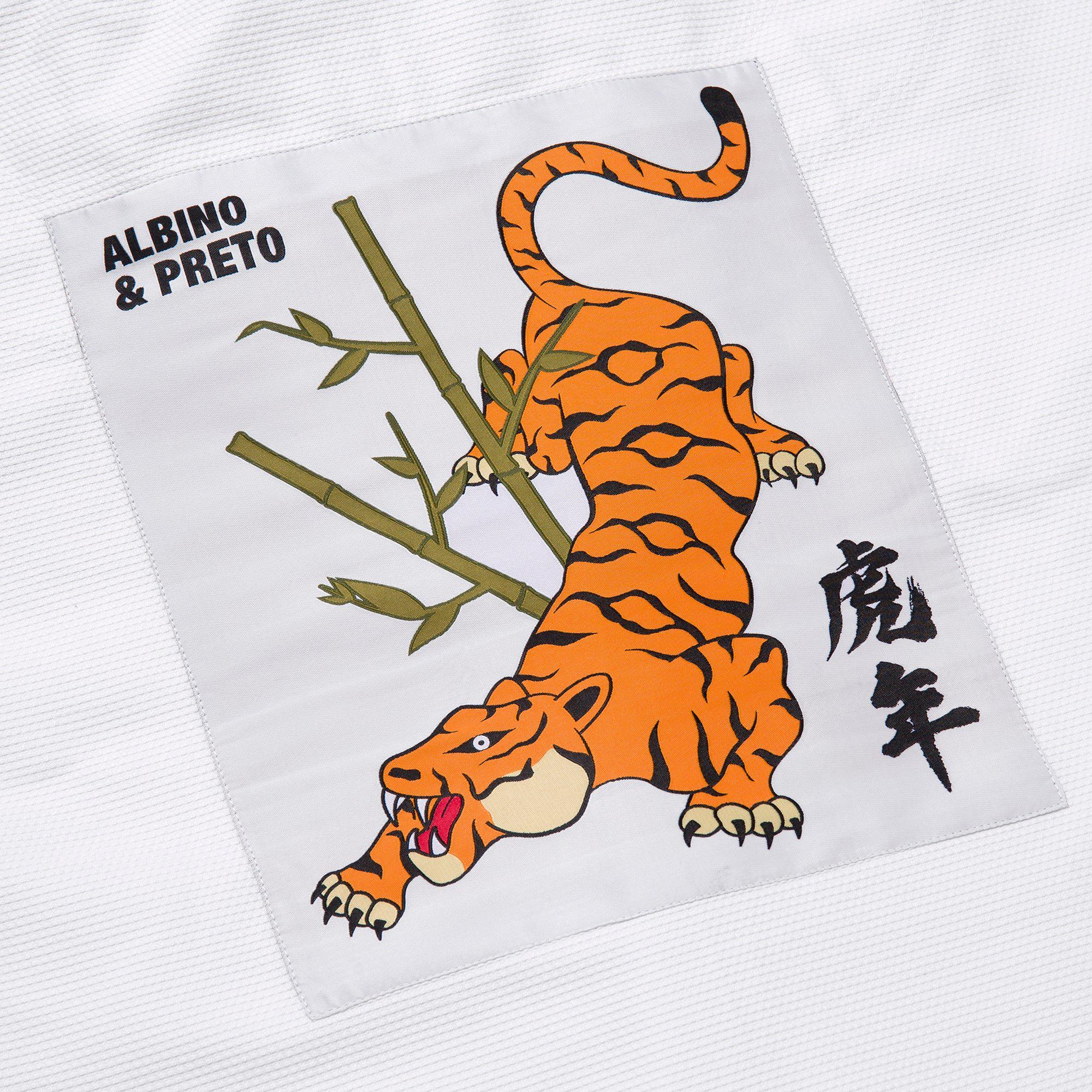 Shoyoroll BJJ アルビノ＆プレト バッチ 110 寅年 白着物 + バッグ 