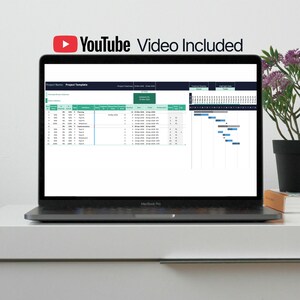 Project Scheduler Pro | Dynamic Gantt Chart, Dependencies, Baseline Tracking (MS Excel Product)