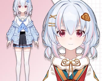 Premade Live2D Vtuber Model: Ready to Use, VTubeStudio Compatible