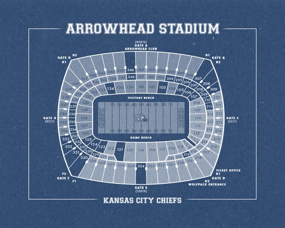 New Arrowhead Stadium Seating Chart