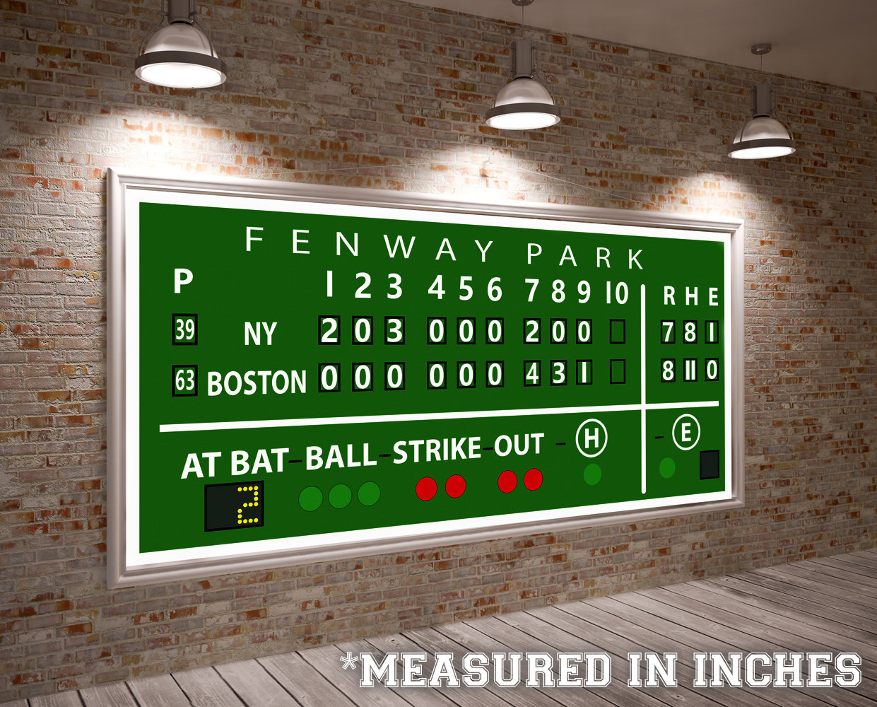 Fenway Park Famous Green Monster Red Sox Scoreboard FREE 
