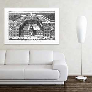 Impressão antiga de Luxemburgo na cor de sua escolha e papel fotográfico, papel fosco ou tela Giclée.