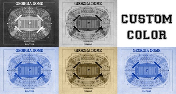 Georgia Dome Stadium Seating Chart