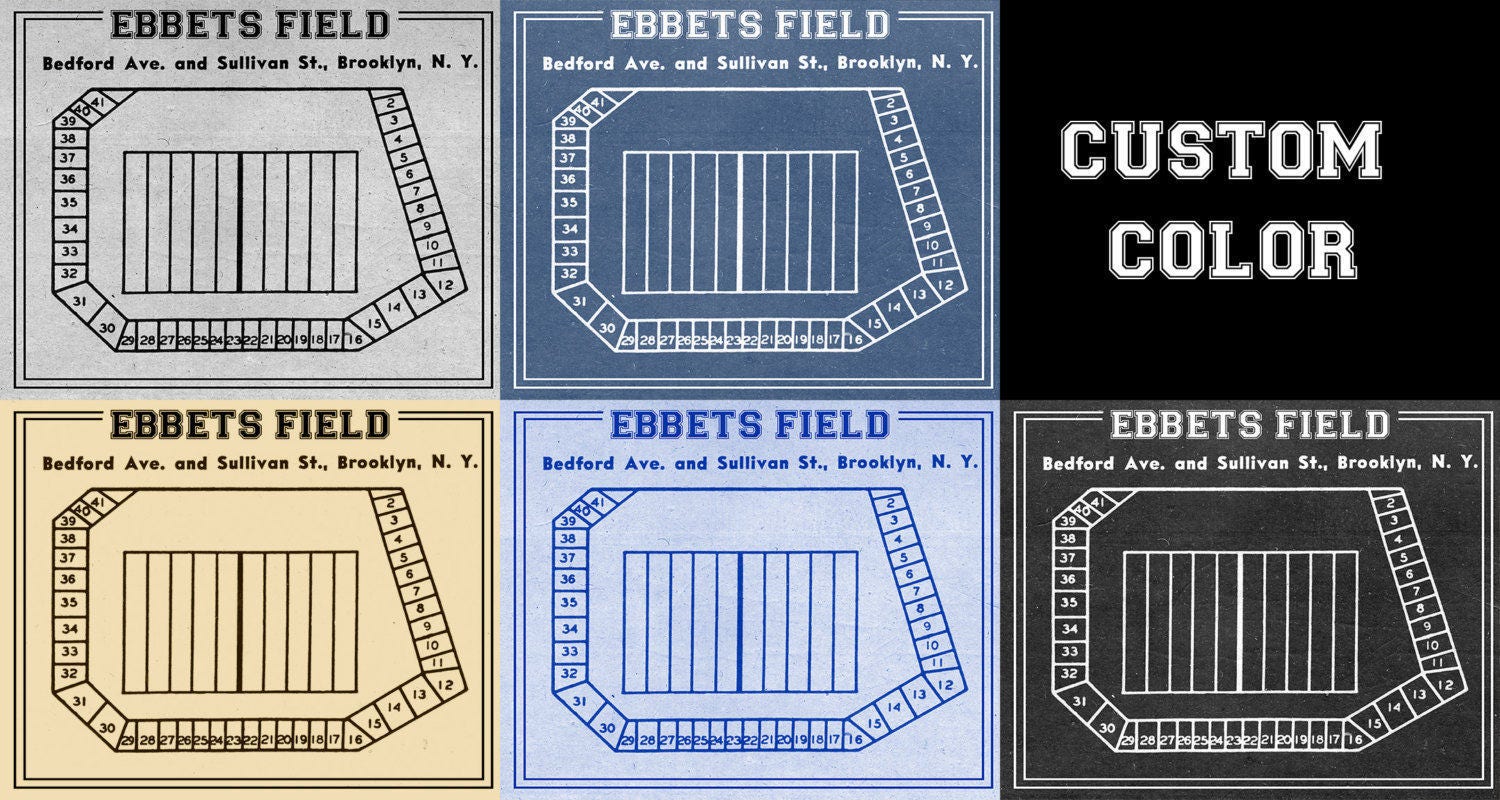 Ebbets Field Seating Chart