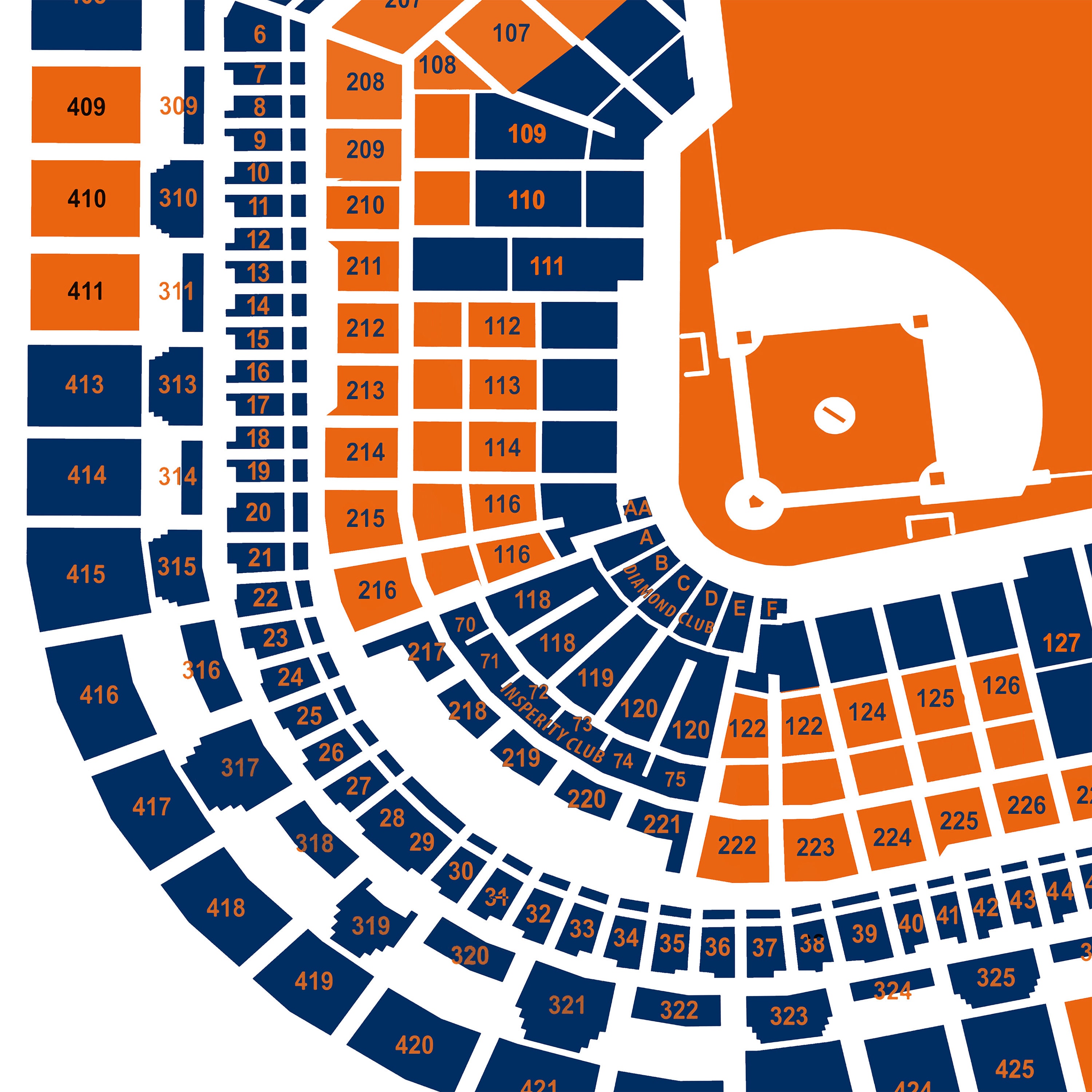 Minute Field Seating Chart