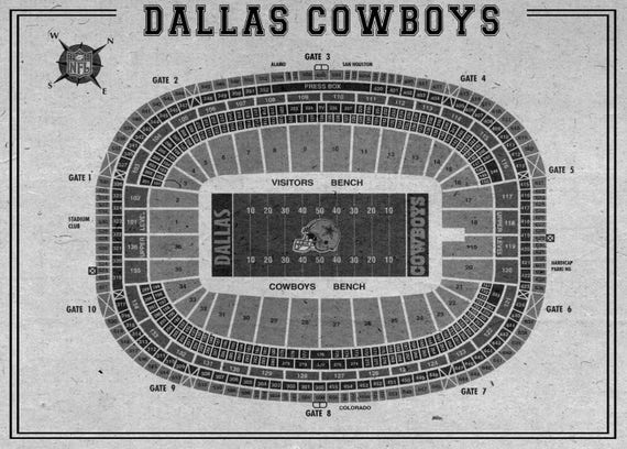 Texas Stadium Seating Chart