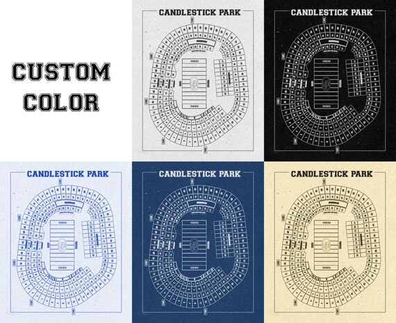 Candlestick Football Seating Chart