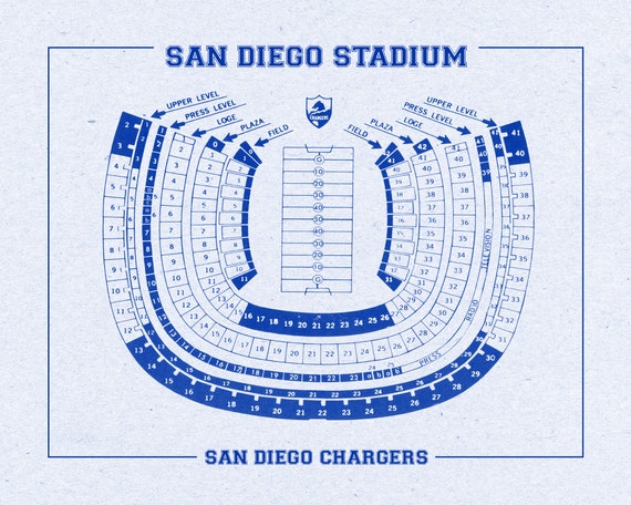 San Diego Chargers Stadium Seating Chart