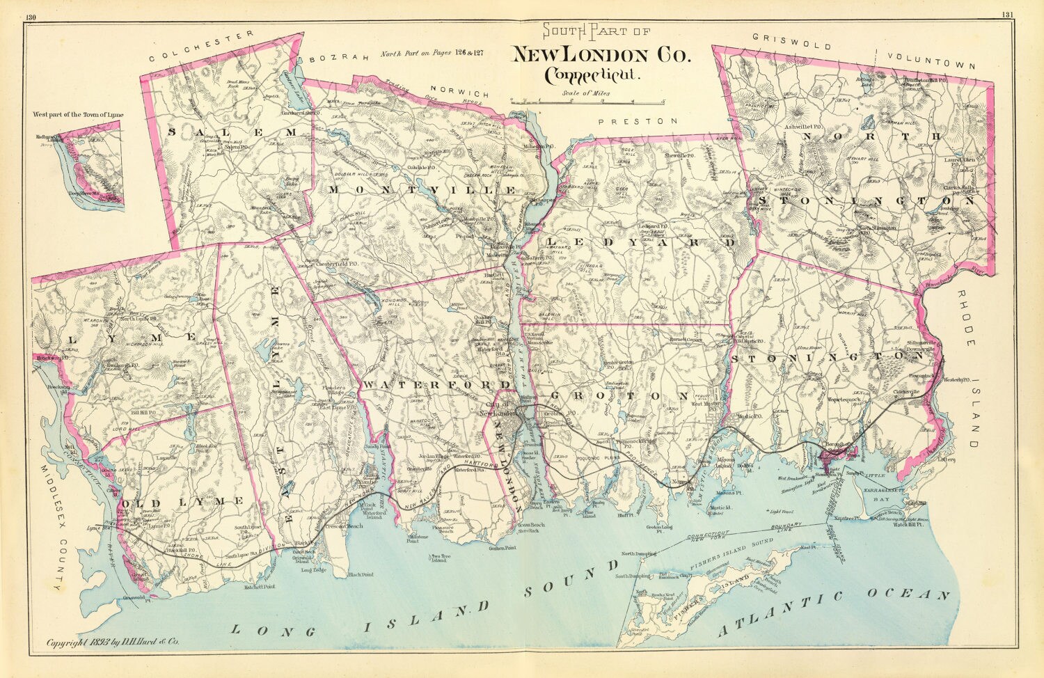 New London Ct Map United States Map