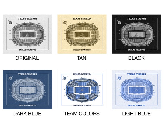 Dallas Cowboys Stadium Seat Number Chart