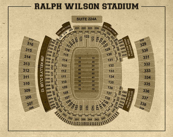 Ralph Wilson Stadium Chart