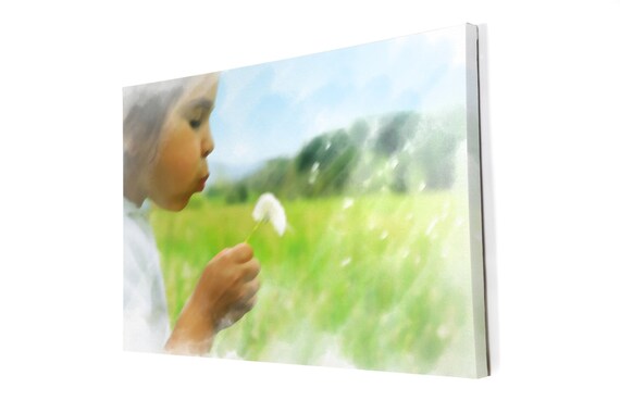 Your Custom Photo Turned to Artistic Rendering and Printed on Canvas!