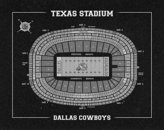 Cowboys 3d Seating Chart