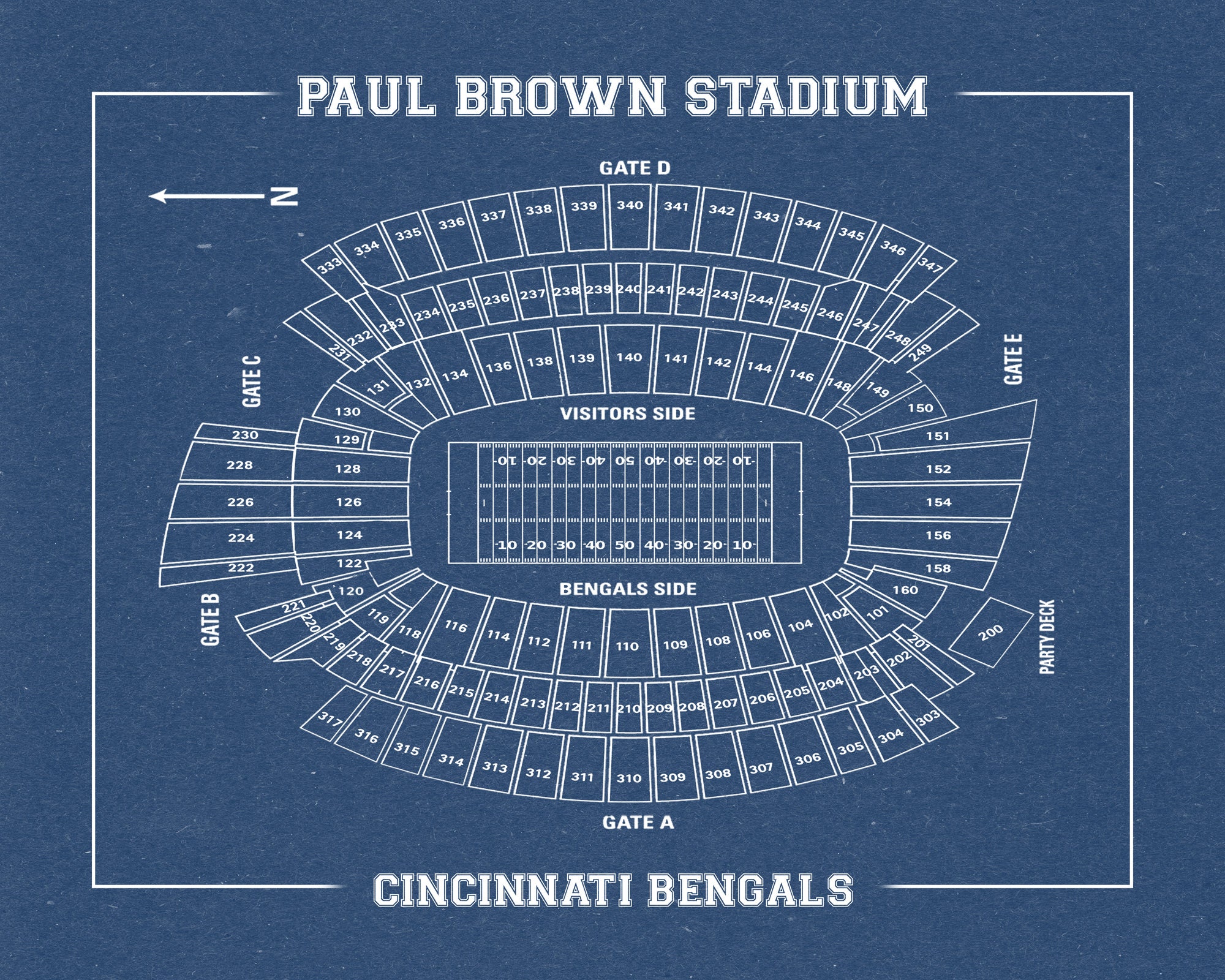 Paul Brown Seating Chart